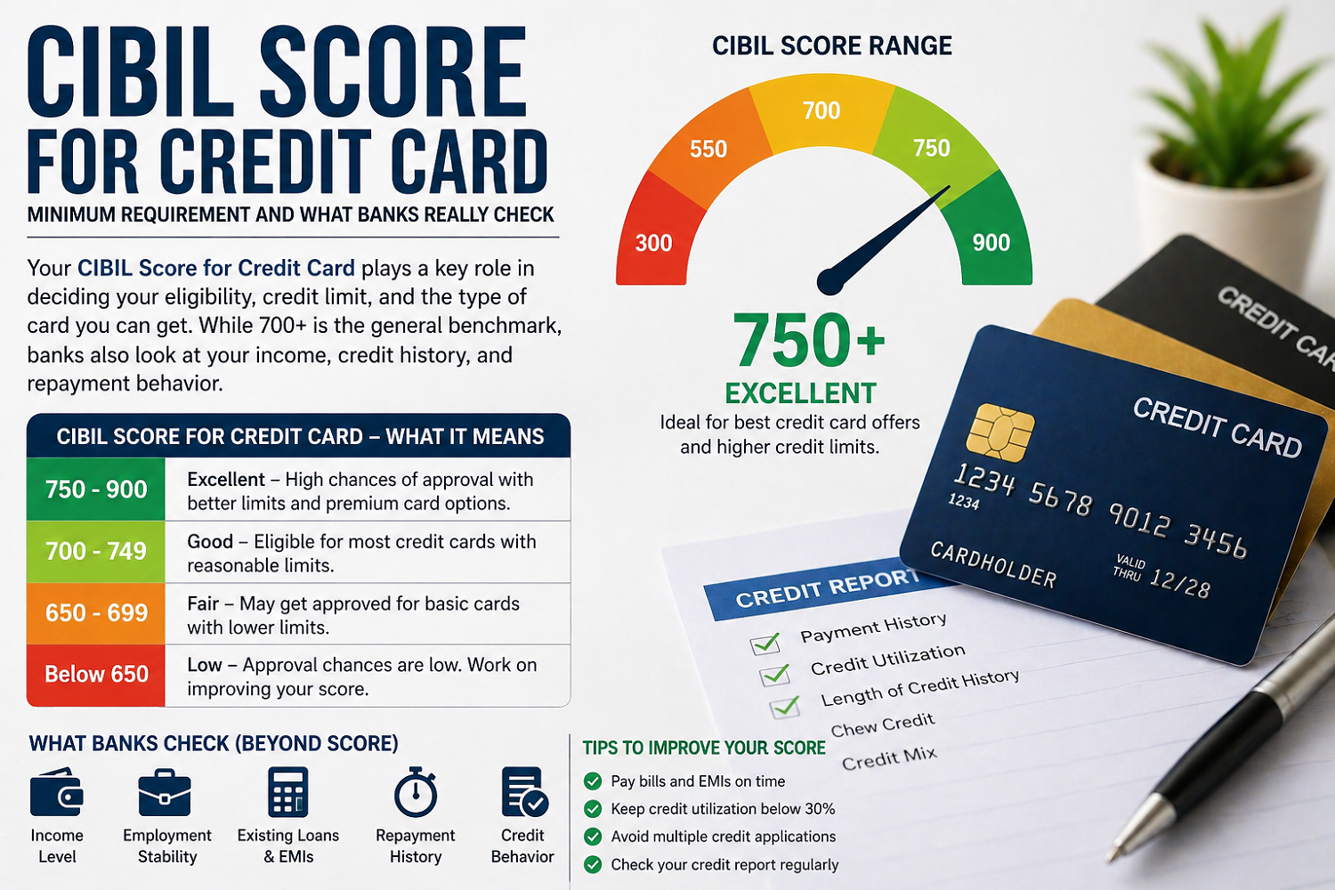 CIBIL Score for Credit Card